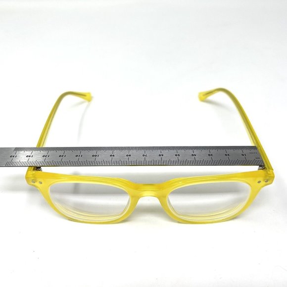 Eyebuy Direct  Kaleidoscope Glasses Square Iridescent Yellow Eyeglasses Frame - Picture 10 of 15
